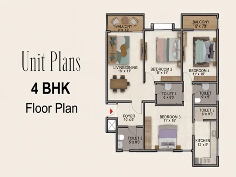 Purple Codename Real Kharadi Floor Plan